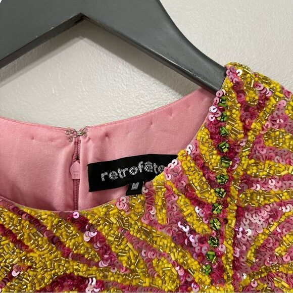 Retrofete Nikki Sequin-embellished Mini Dress - Picture 4 of 8